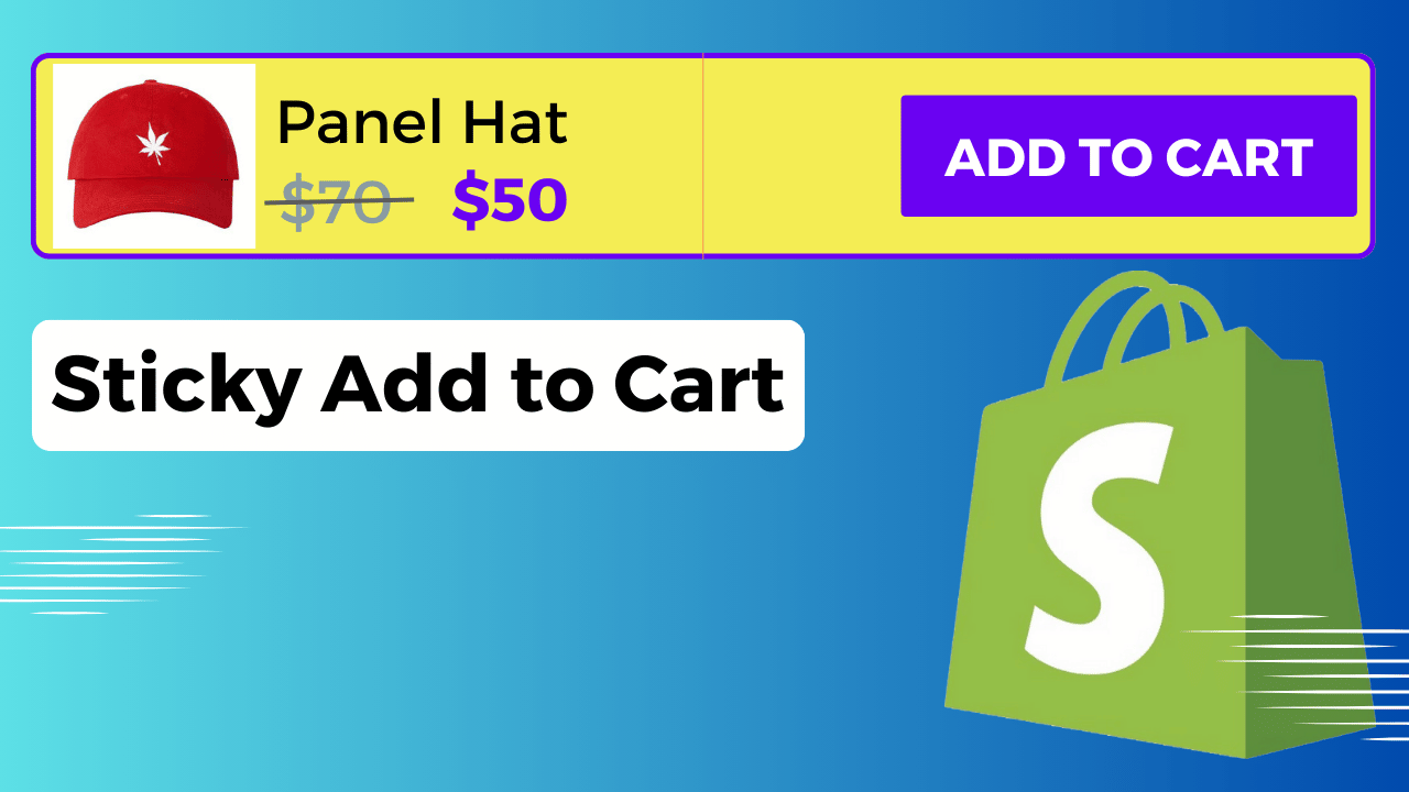 Sticky Add to Cart Button Shopify Store
