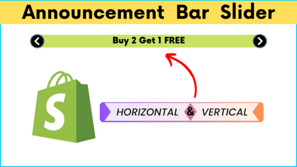How to Add Sliding Announcement Bar in Shopify Store ? Text Carousel