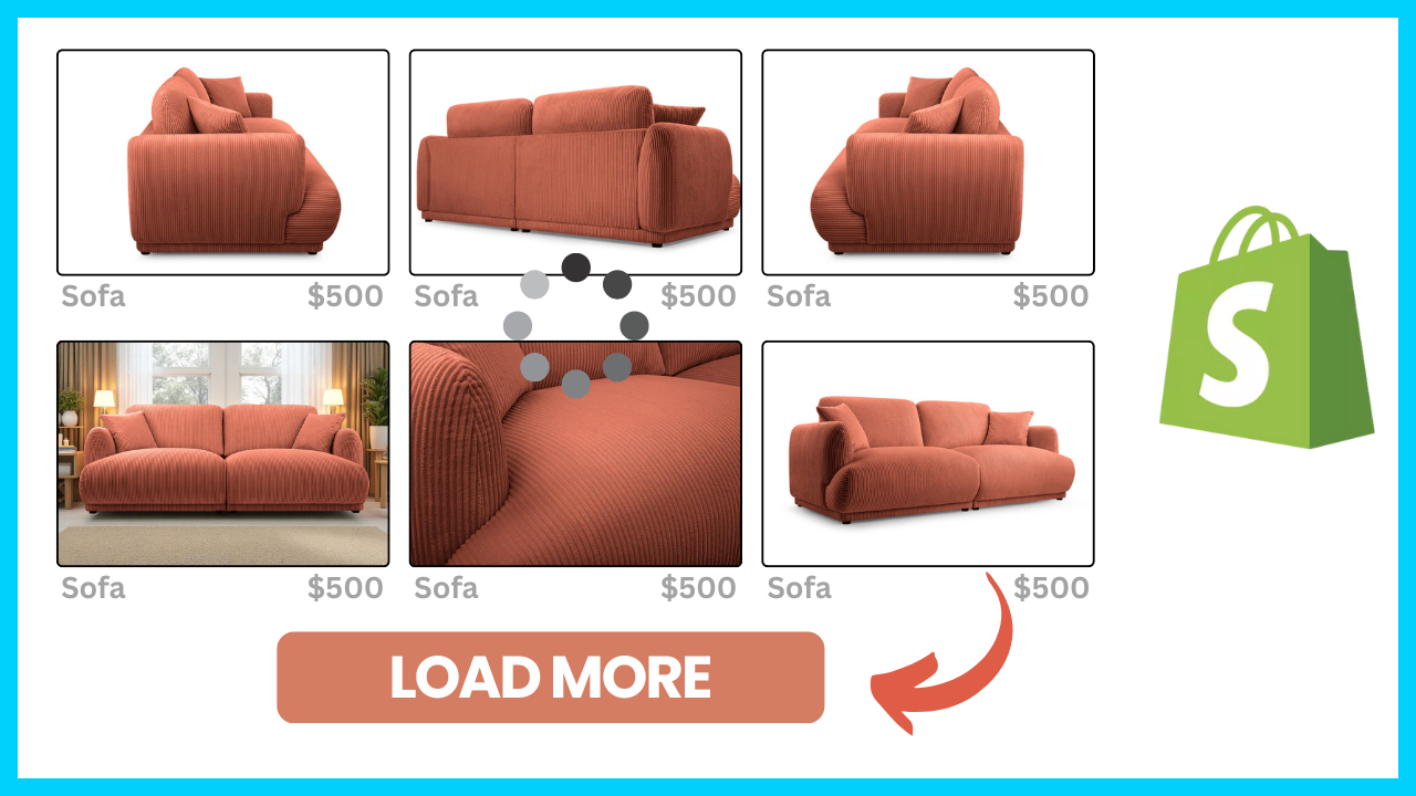 Read more about the article How to Add a “Load More” Button on Shopify Collection Page (Instead of Number Pagination)