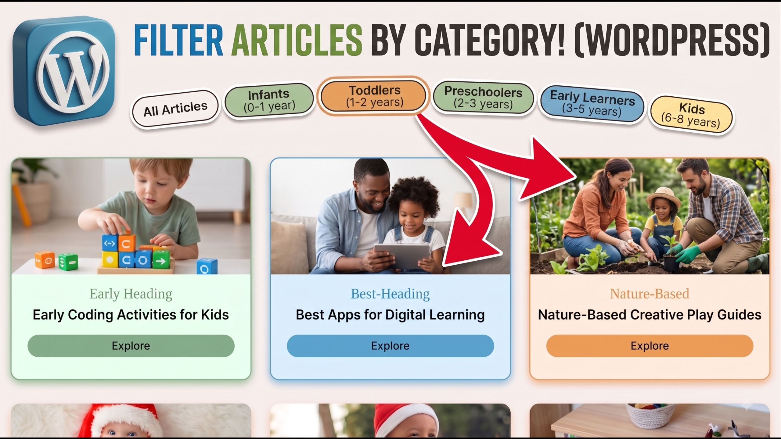 How to add Blog Filters Buttons in WordPress | Filter by Categories