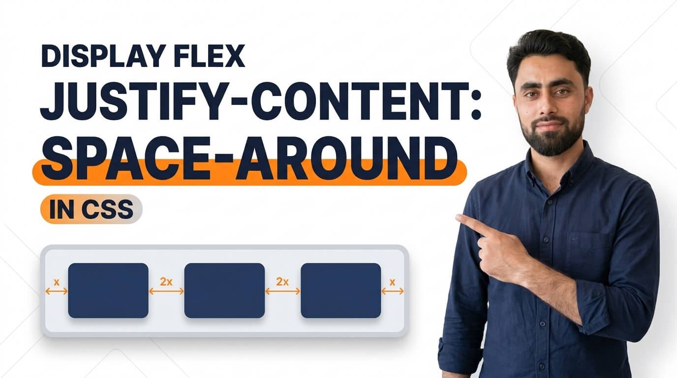 Read more about the article Display Flex Justify Content Space Around in CSS