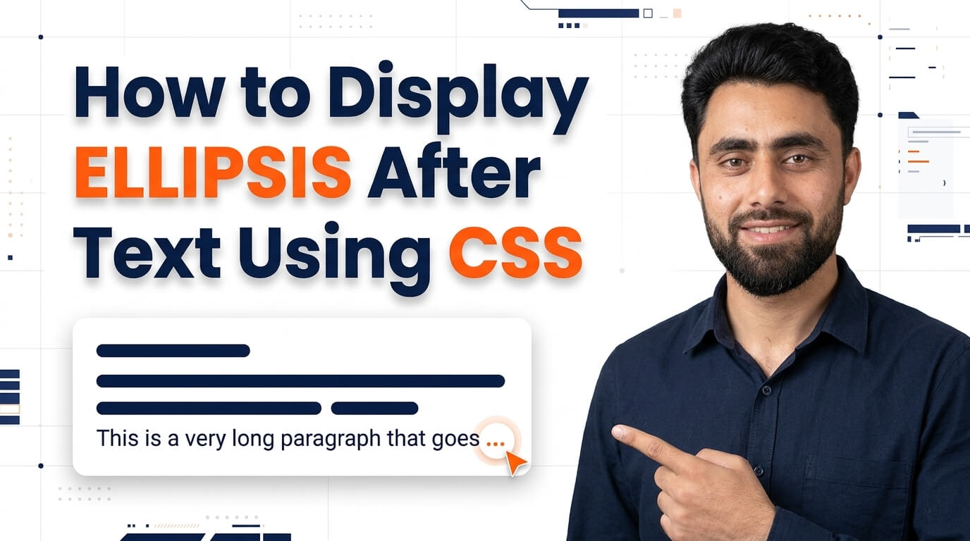 Read more about the article How to display ellipsis after the text using CSS