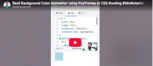 Read more about the article Best Background Color Animation using Keyframes in CSS